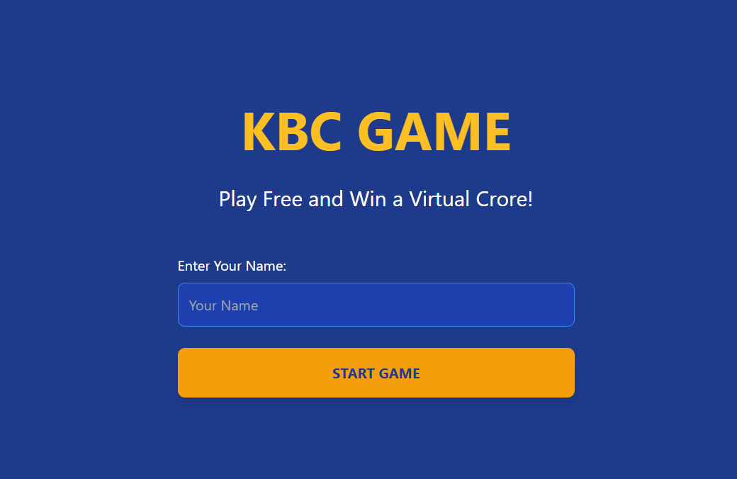 How to play KBC Game