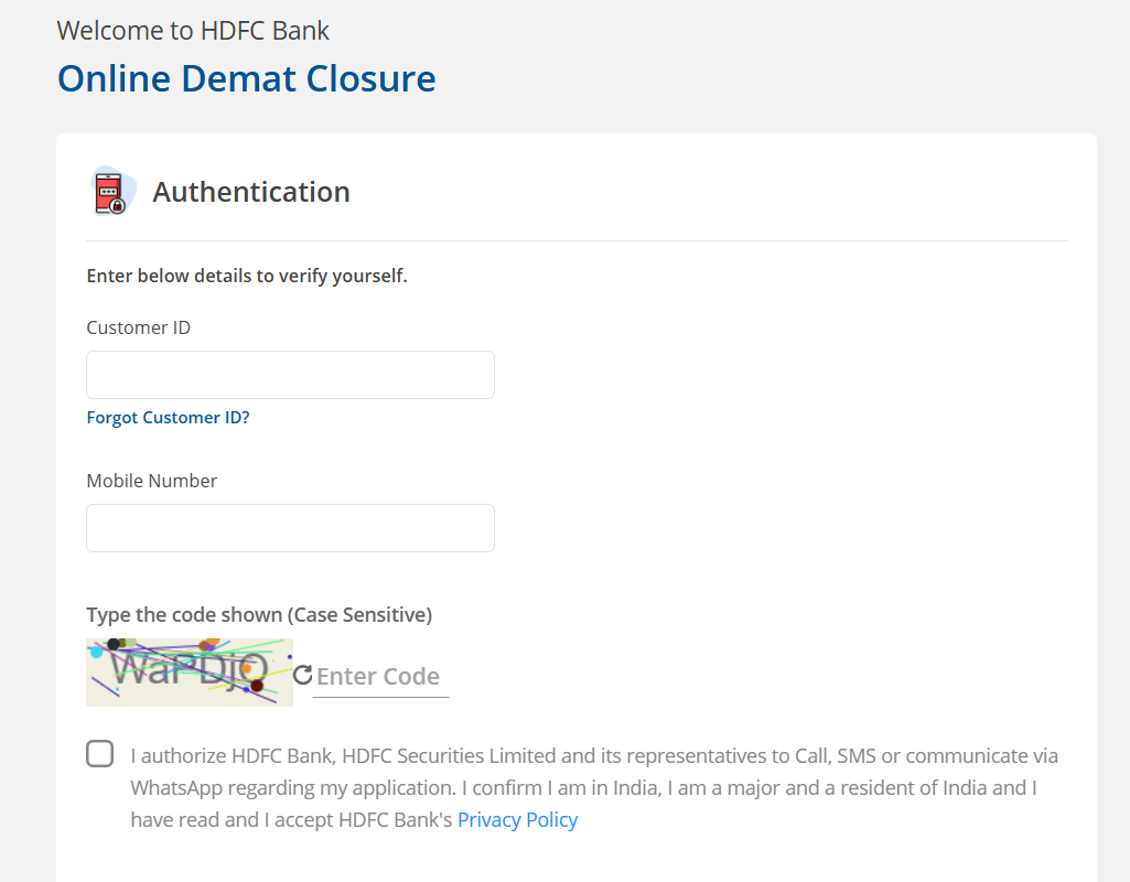 How to Close Your HDFC Demat Account Online